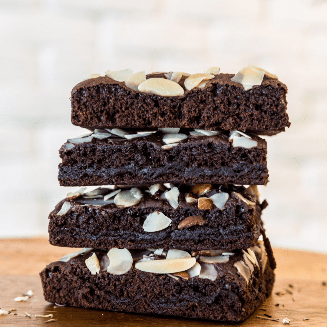 Brownie healthy au chocolat et amandes