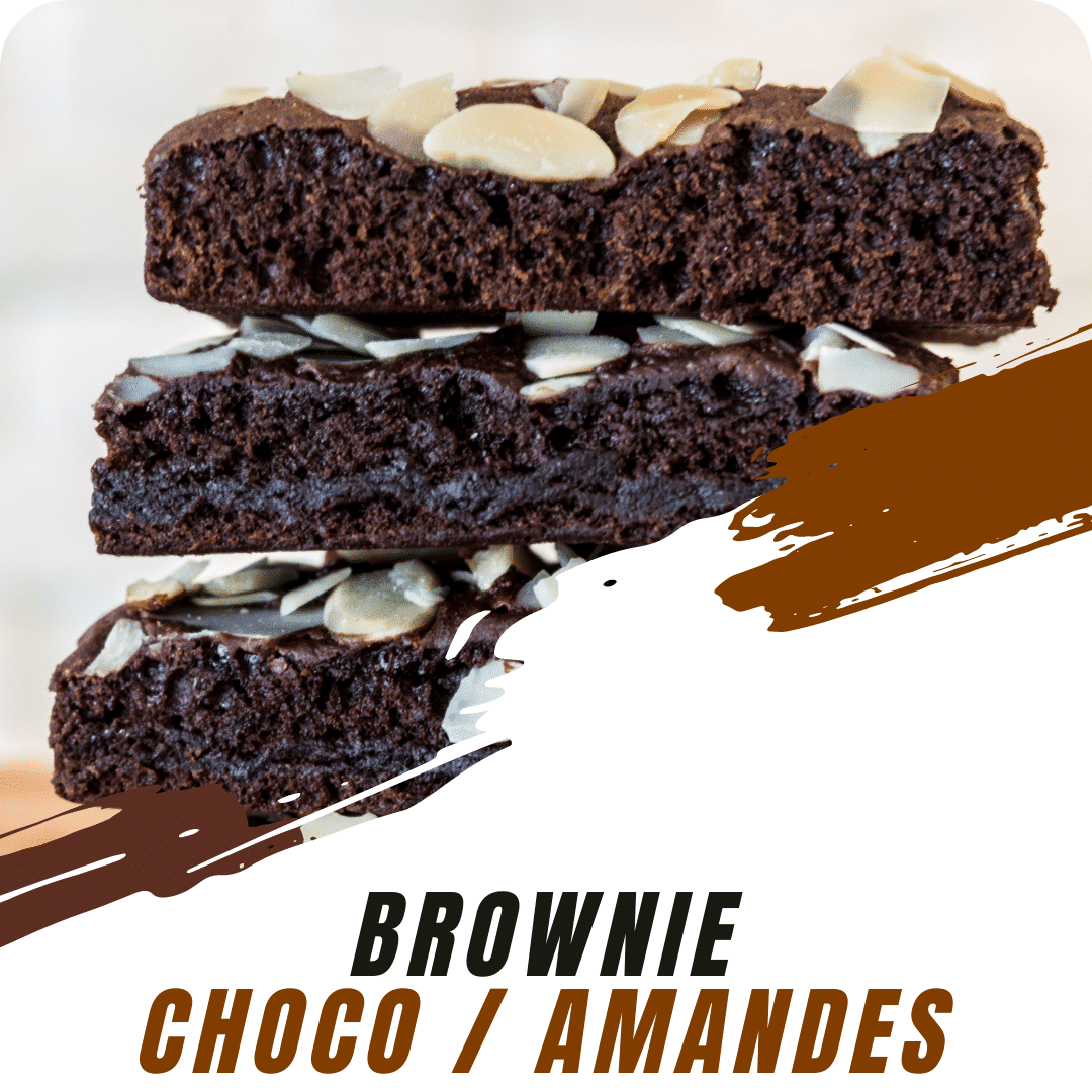 Brownie Choco - Amandes