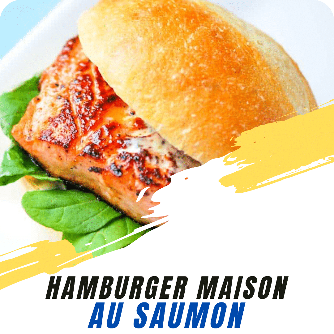 Hamburger maison - Au saumon