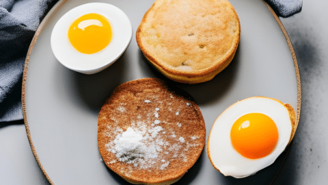 Pancakes diététiques sans sucre (cétogènes)