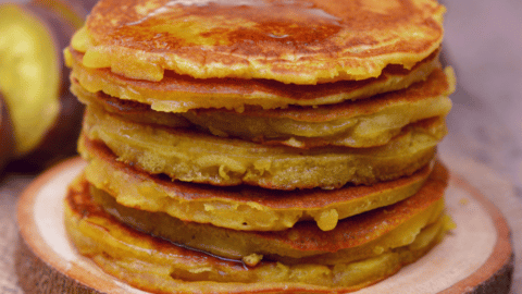 Pancakes diététiques à la patate douce