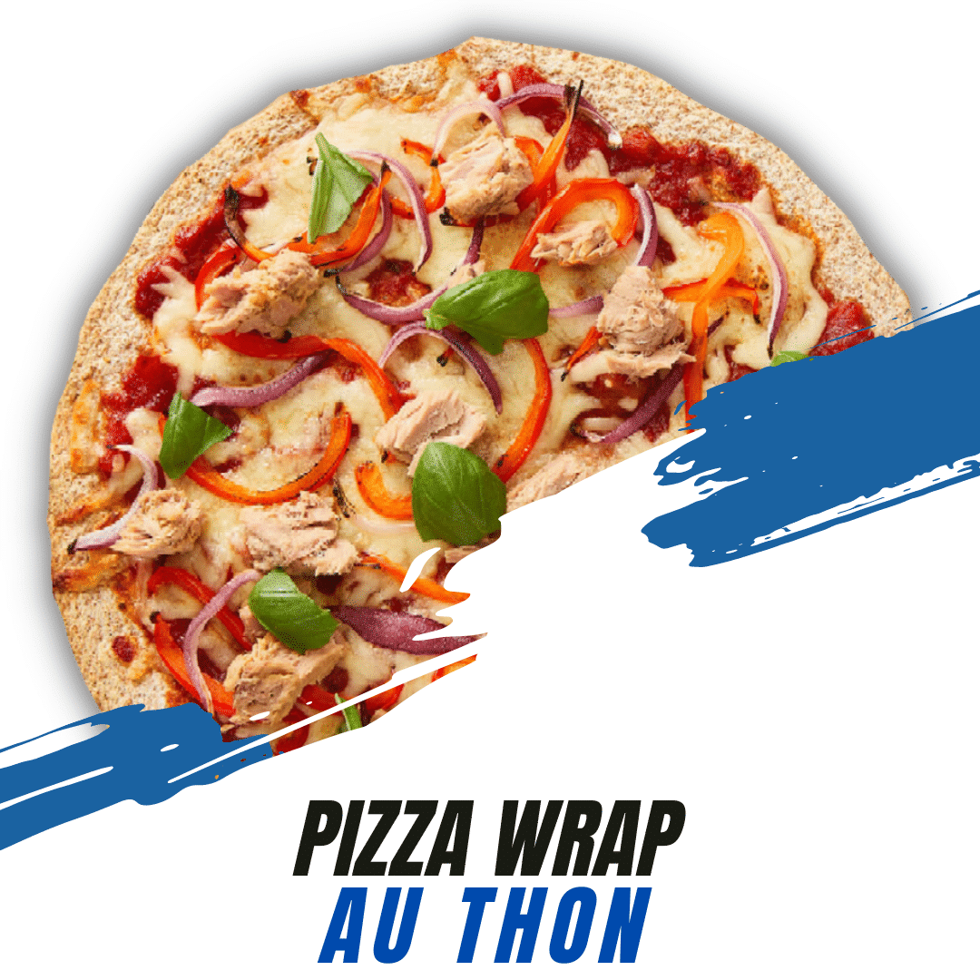 Pizza wrap healthy - Au thon
