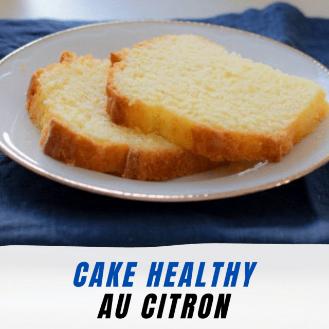 Cake healthy au citron