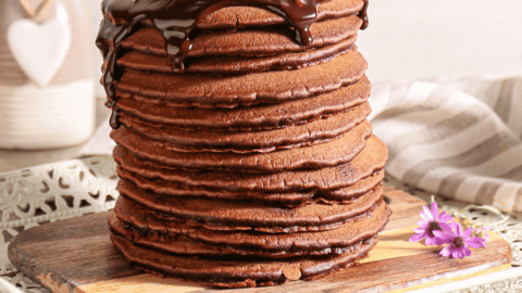 Pancakes au cacao healthy