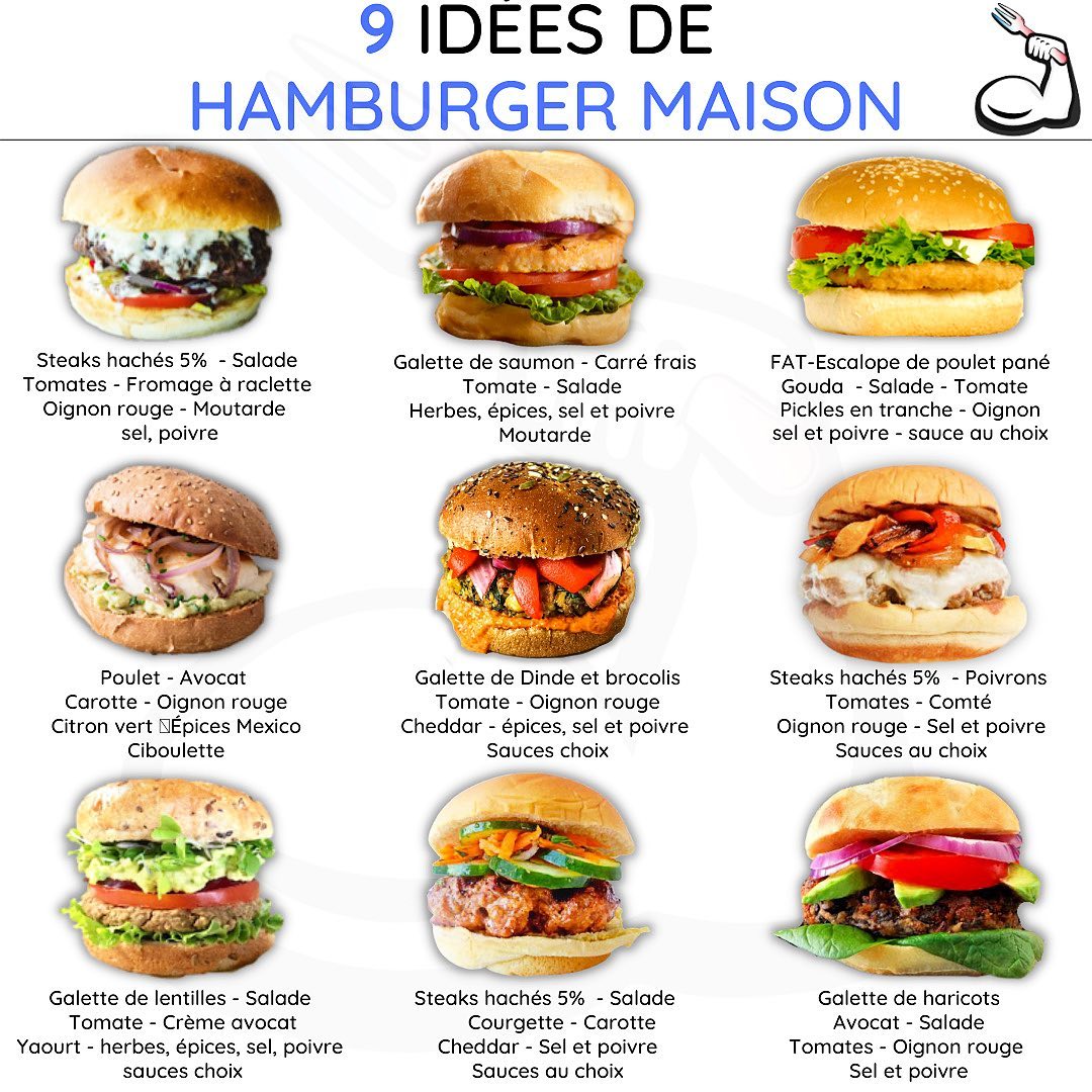 9 idées de hamburger maison
