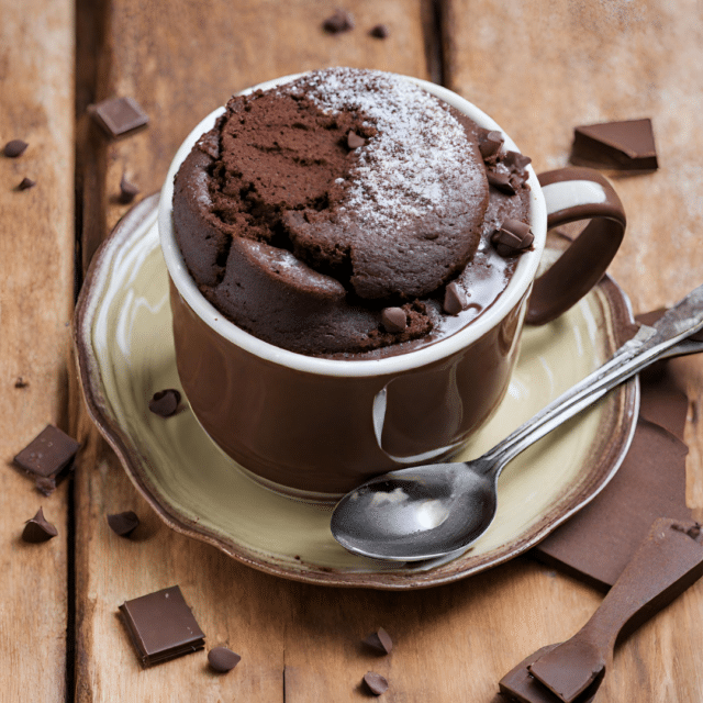 Mug cake healthy au chocolat