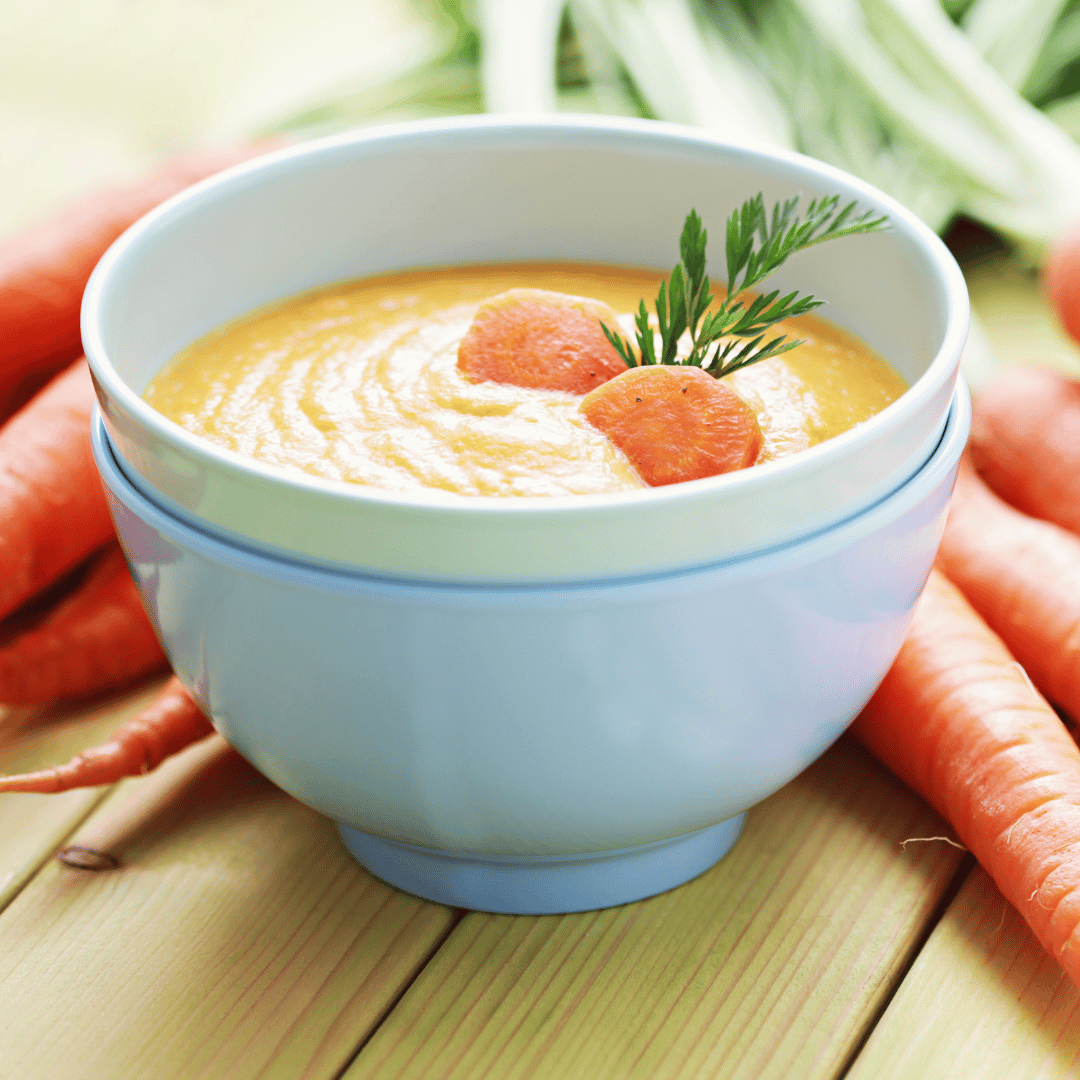 Soupe de carottes et oignon light