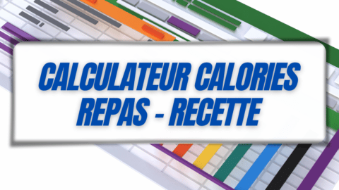 Calculateur calories Repas - Recette