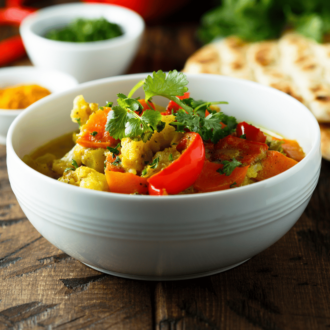 Recette de curry de poulet aux légumes