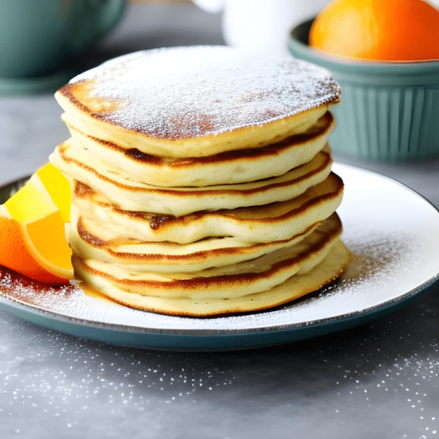 Pancakes au Yaourt à l'Orange