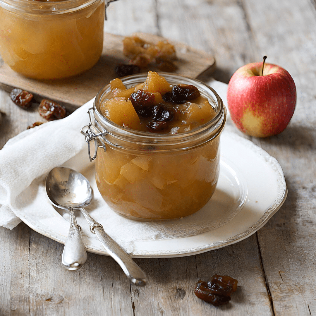 Compote de pommes et raisins secs : recette saine et gourmande