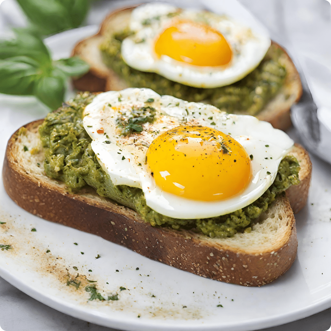 Pesto Eggs Toast : Le Petit-Déjeuner Viral de TikTok à Essayer Absolument!