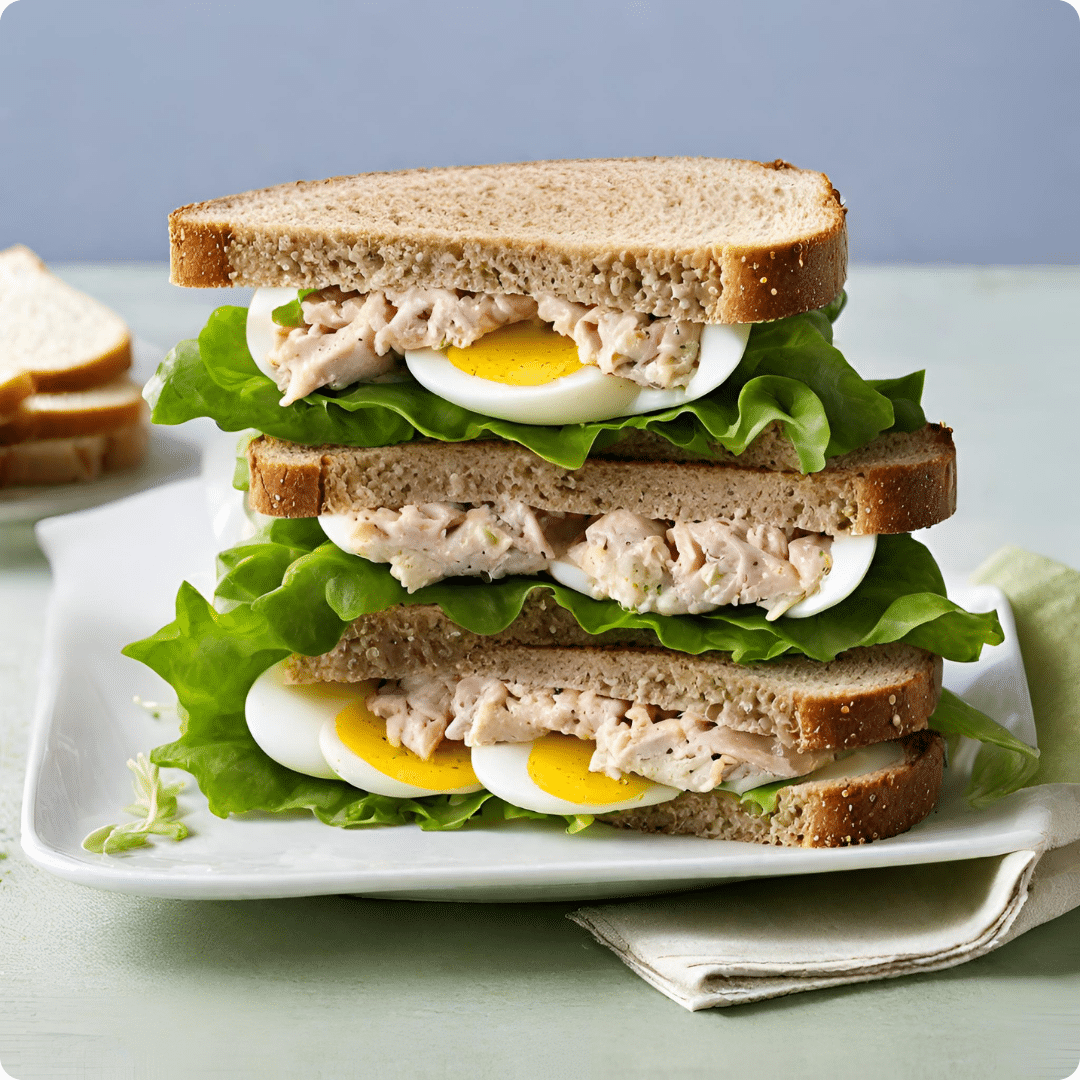 Savourez notre Recette de Sandwich Thon et Œuf Dur : Frais, Protéiné et Équilibré!