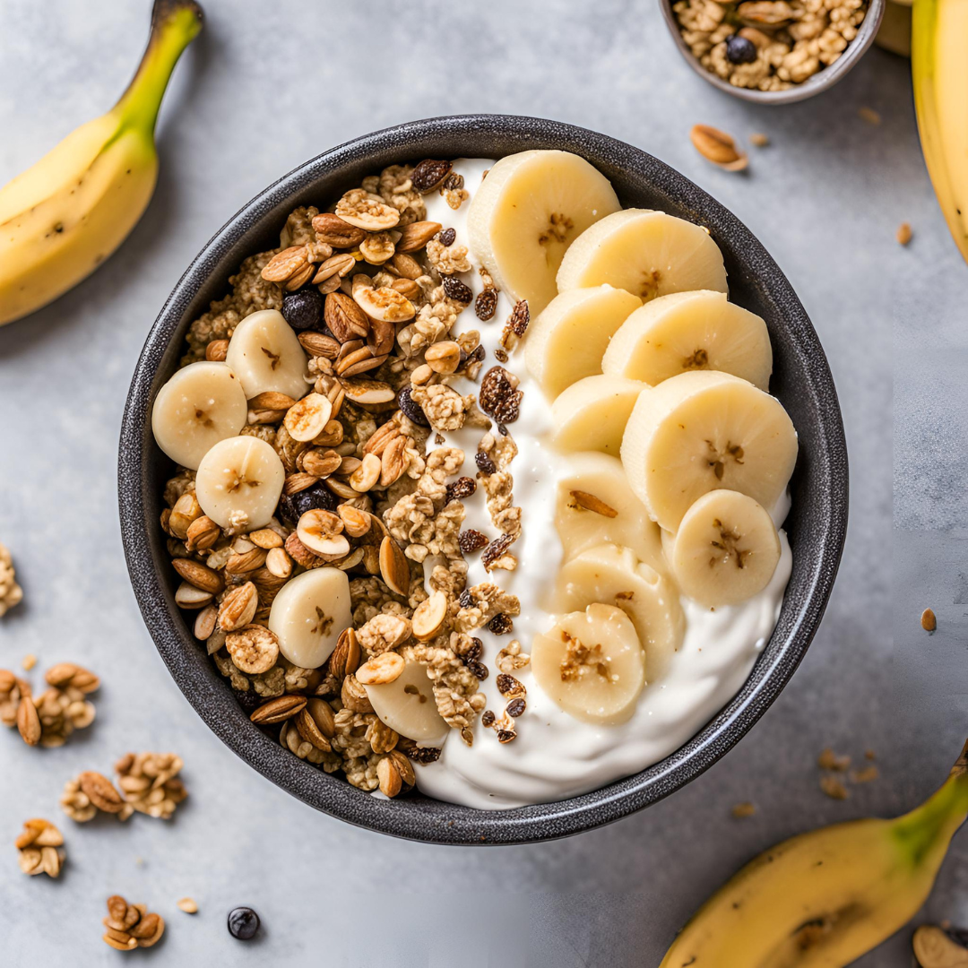 Recette de Yaourt Bowl à la Banane et Granola : Un Petit-Déjeuner Nutritif et Gourmand