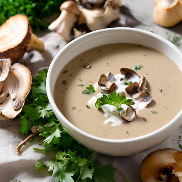 Soupe de Champignons Sauvages